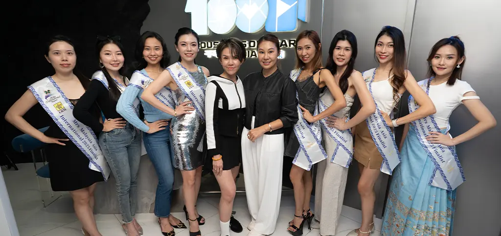 Mrs Malaysia Asia International 到访 千年媒体